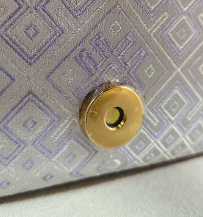 Purple Baguette Bag, Zhuang Brocade, Chinese Ethnic Craft, Handmade, Festival Gift - 图片 5