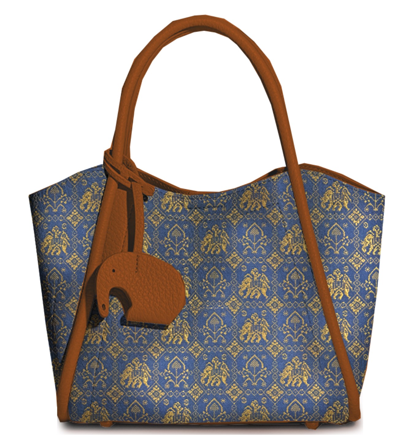 Myriad Pattern Wave Basket Bag | Zhuang Brocade Artisan Bag